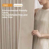 Rideau occultant rayé en chenille double face, personnalisable, nouveau, respectueux de l'environnement, sans formaldéhyde, pour chambre à coucher et salon