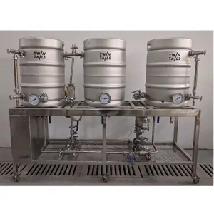 アルコール304ステンレス鋼BBLホーム30lおよび50lワインビール発酵槽発酵装置用の顧客用イースト