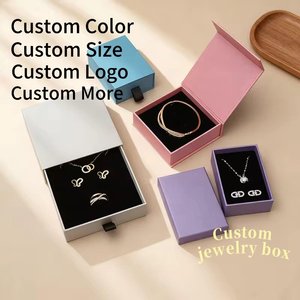 Caja de Embalaje Magnética para Joyería OEM ODM, Caja con Inserto de Espuma de Tamaño Personalizado para Negocios de Joyería al por Mayor - Product Image 2