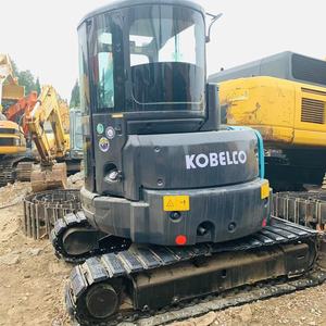 Excavadora usada Kobelco SK55SR mini 5,5 toneladas máquina de segunda mano excavadora Kobelco usada mini Kobelco sk55 excavadora usada de 5,5 toneladas - Product Image 5