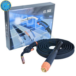 Vente en gros d'usine GX203G <span class=keywords><strong>Kemppi</strong></span> Torche de soudage MIG refroidie à l'air au gaz 200A avec doublure en cuivre de 3,5 m / 5 m de longueur Connecteur Euro - Product Image 1