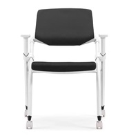 Chaise d'étude en maille de plastique au design moderne GS-G1795C bureau de classe pliable en triangle avec roues pour écoles et hôtels