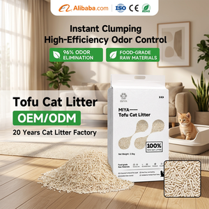 Litière pour chat en tofu naturelle, biodégradable, écologique, <span class=keywords><strong>de</strong></span> qualité supérieure, en vrac, vente en gros, directement <span class=keywords><strong>de</strong></span> l'usine - Product Image 1