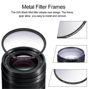 Filtre à brouillard noir multi-couches de haute qualité GiAi Professional pour appareil photo 1/8 1/4 - Product Image 2