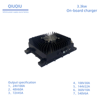 Chargeur OBC 48v 72v 96v pour batteries lithium-ion LiFePO4 de chariots élévateurs électriques