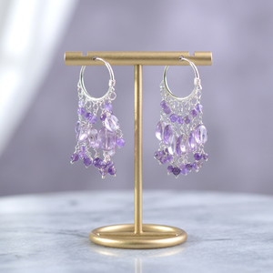Boucles d'oreilles pendantes de luxe en argent sterling 92,5 plaqué or 18 carats bleu argenté, élégantes, pour femmes et jeunes filles, bijoux de mode festifs - Product Image 3