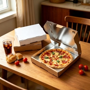 Boîte de livraison de pizza pour scooter, moto, boîte à pizza isolée en fibre de verre pour livraison à vélo, conteneur pour aliments chauds - Product Image 5