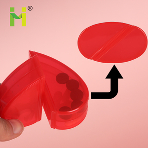Giá rẻ giá dễ thương thiết kế nhựa hình trái tim <span class=keywords><strong>Pill</strong></span> hộp du lịch di động <span class=keywords><strong>Pill</strong></span> <span class=keywords><strong>container</strong></span> cho doanh số bán hàng - Product Image 4