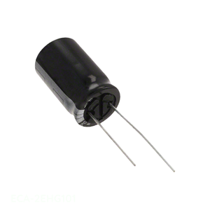 Condensador Original de 100 uF, Tipo ECA-2EHG101, Aluminio, 100UF, 20%, 250V, Radial - Product Image 1