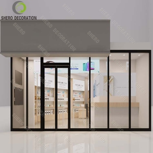 โต๊ะโชว์โทรศัพท์มือถือ โต๊ะโชว์คอมพิวเตอร์ ตู้โชว์อุปกรณ์เสริมพร้อมตะขอ ดีไซน์ร้านขายโทรศัพท์มือถือ - Product Image 2