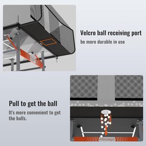 Red de Captura de Pelotas de Tenis de <span class=keywords><strong>Mesa</strong></span> Resistente para Entrenamiento Individual, 3 Pulgadas - Product Image 3