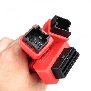 Câble d'extension adaptateur OBD2 1/2 universel pour <span class=keywords><strong>scanner</strong></span> de diagnostic de voiture électrique 5-12V, outil de diagnostic automobile avec écran LCD 7 pouces en direct - Product Image 2