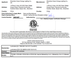 รับประกัน 7 ปี ได้รับการรับรองมาตรฐาน ETL DLC CE โคมไฟ LED สำหรับปั๊มน้ำมัน 150W/200W 5000K/6500K 20250LM 135lm/W 3 CCT IP44 CRI 70/80 - Product Image 6