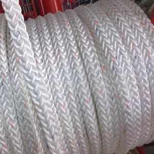 Corda de nylon marinha com 12 fios