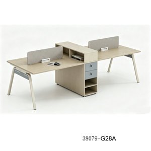 Escritorio Ejecutivo Moderno de Madera con Gabinete de Almacenamiento 38079-G16A, Muebles de Oficina Independientes - Product Image 3