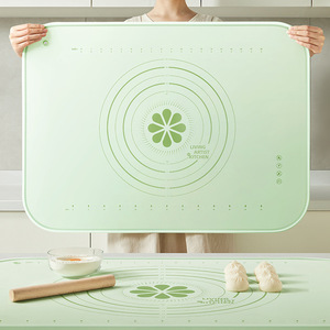 Tapis de pétrissage en silicone Living Artist Kitchen 40x60cm avec échelle pour la pâtisserie et le roulage de la pâte - Product Image 3
