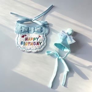 مجموعة هدايا عيد ميلاد للحيوانات الأليفة بالجملة تشمل وشاح وربطة عنق وقبعة للقطط والكلاب - Product Image 4