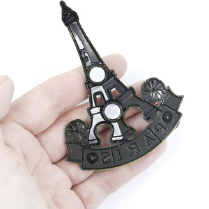 Nhà Máy Tùy Chỉnh Kim Loại Bền 3D Tủ Lạnh Nam Châm Với Các Nước Khác Nhau Paris <span class=keywords><strong>Eiffel</strong></span> Tháp Quà Tặng Khuyến Mãi - Product Image 2