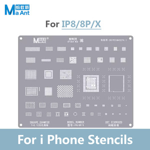 แม่แบบรีบอลล์ BGA อุตสาหกรรม MaAnt สำหรับเมนบอร์ด IP 6-14 Pro <span class=keywords><strong>MAX</strong></span> ใช้สำหรับติดตั้งชิป <span class=keywords><strong>CPU</strong></span> IC ลงบนแผ่นวงจรด้วยตะกั่วบัดกรี - Product Image 6
