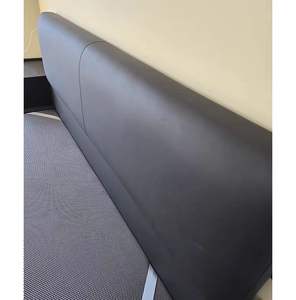 <span class=keywords><strong>Letto</strong></span> <span class=keywords><strong>matrimoniale</strong></span> sospeso con testiera in pelle a orecchie di elefante, imbottitura morbida, stile minimalista italiano, per camera da <span class=keywords><strong>letto</strong></span> principale, ideale per matrimonio - Product Image 5