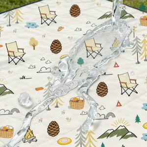 Tapis de camping pliable à faible MOQ avec poignée, tapis de pique-nique facilement pliable avec dos imperméable pour <span class=keywords><strong>la</strong></span> herbe, <span class=keywords><strong>la</strong></span> randonnée, les voyages et les concerts - Product Image 3