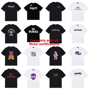 Novedades de Primavera y Verano: <span class=keywords><strong>Camiseta</strong></span> de Manga Corta de Algodón Puro, Informal y Versátil, Apta para Hombres y Mujeres - Product Image 2