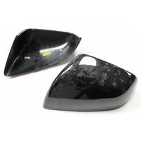 Vantwo Nouvelle Coque de Rétroviseur Latéral en Fibre de Carbone Forgée Brillante/Mate à Ajouter pour Tesla Model X 2016-2020