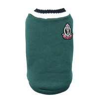 Pull en molleton tricoté toutes saisons, col en V, style preppy 01, vêtements pour chiens et chats, fournitures pour Teddy et Pomeranian, vente en gros d'usine