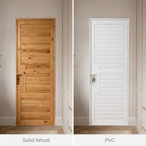 <span class=keywords><strong>Volets</strong></span> de porte à la française en bois massif de Paulownia, peints, sur mesure, à montage encastré/extérieur, OEM, usage quotidien - Product Image 6