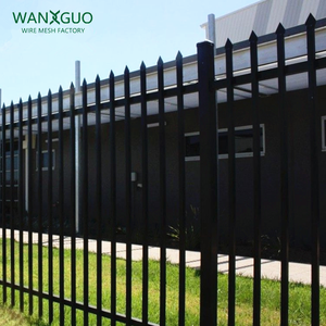 Tùy chỉnh phong cách hiện đại bất động sản bảo vệ khu dân cư bao vây khu vườn bột tráng hàng rào tấm An ninh hàng rào hình ống - Product Image 2