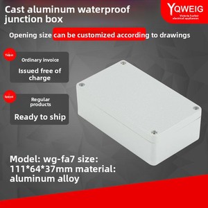 Boîtier de jonction en aluminium moulé <span class=keywords><strong>FA7</strong></span> Modèle 1116437 mm Utilisation extérieure Chine continentale - Product Image 3