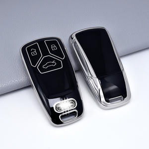 DM Clé de voiture en TPU de bonne qualité, très vendue, adaptée aux clés de voiture Audi Smart A4l Q5l A5 <span class=keywords><strong>Q7</strong></span>, protection complète, clé souple, télécommande automatique - Product Image 5