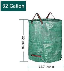Nhiệm vụ nặng nề collapsable tái sử dụng 32 gallon PE Vườn lá Túi - Product Image 2