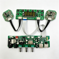 Fabricant de modules de cartes de circuits imprimés audio numériques avec affichage, amplificateur de haut-parleurs à double canal personnalisé OEM