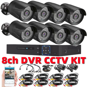 8 Channel Surveillance System 2MP HD Camera Kit With Night Vision Waterproof Motion Detection For Home Security - Product Image 2