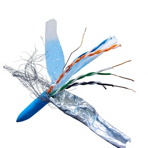 สายเคเบิลอีเธอร์เน็ต Cat6 SFTP ป้องกันสัญญาณรบกวน ขนาด 23AWG ทองแดงแท้ 100% ความยาว 305 เมตร (1000 ฟุต) สำหรับเดินสายแลน โรงงานผลิต OEM - Product Image 1