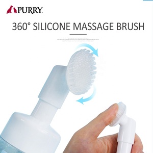 PURRY-champú de espuma para perros y gatos, para evitar la limpieza en seco de las patas de las mascotas, con cepillo de silicona - Product Image 4