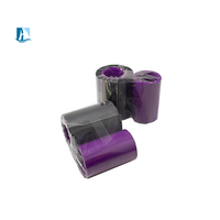 Tanggal produksi dan kode QR pita Transfer Termal Dekat pita tepi 55mm * 600m lilin/Resin TTO
