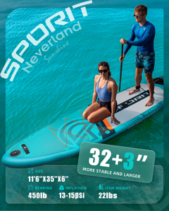 2026 New Series 11'6"*35"*6" Stand up Paddle Board Heat Sealing Technology <b>Inflatable</b> Sup With Accessories SP08 High-Density PVC - Product Image 2