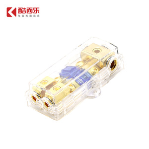 ที่ใส่ฟิวส์เครื่องเสียงรถยนต์ Kuaili 60A แบบเสียบ ทองแดงแท้ พร้อมฝาครอบ สำหรับใช้ในรถยนต์ - Product Image 1
