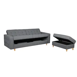 2018 new design utilityfolding sofa bed / sofa cum bed with storage