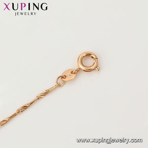 <span class=keywords><strong>Xuping</strong></span> 46211, moda, precio de promoción, joyería, collar de cadena chapado en oro de 18k 2020 - Product Image 4