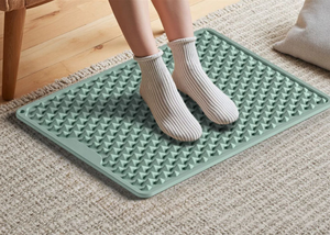 Alfombrilla de Silicona Portátil para Masaje de Pies, Ejercicio en Interiores, Correr, Trotar, Acupresión, Impermeable, Alfombrilla Sensorial para Baño - Product Image 4
