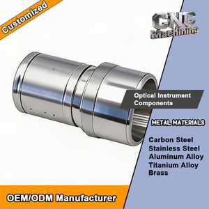 Support de lentille d'objectif en aluminium usiné CNC de haute précision pour systèmes optiques - Product Image 1