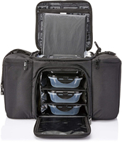 Sac Isotherme de Pique-Nique et Repas Plats Grande Capacité 600D avec Fermeture Éclair, Lot de 6 Sacs de Transport Fitness Voyager – Vente en Gros
