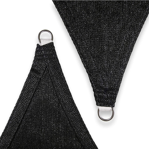 Pergola commerciale robuste 5x5x5m, auvent triangulaire noir <span class=keywords><strong>pare</strong></span>-<span class=keywords><strong>vent</strong></span> et <span class=keywords><strong>pare</strong></span>-soleil pour terrasses et aires de jeux - Product Image 2
