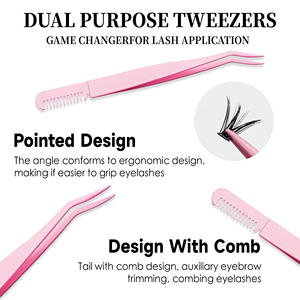 Cils en grappe thermocollés 3D 30D 40D 50D 60D 80D 100D en fibre PBT, pré-faits pour <span class=keywords><strong>extension</strong></span> DIY, doux, naturels, sans cruauté animale, pour marque privée - Product Image 6