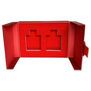 Juego <span class=keywords><strong>de</strong></span> <span class=keywords><strong>Perfume</strong></span> cosmético <span class=keywords><strong>de</strong></span> papel <span class=keywords><strong>de</strong></span> cuero <span class=keywords><strong>de</strong></span> cocodrilo <span class=keywords><strong>de</strong></span> lujo ROGOOD, estuche texturizado rojo exclusivo para estrella <span class=keywords><strong>de</strong></span> cine, alfombra roja, evento P2152 - Product Image 4