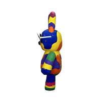 Nouvelle Arrivée JN : Costume Mascotte Gonflable Lapin Gloomy Rocky en Peluche – Tenue Amusante pour Adultes Unisexe, Accessoire Parfait pour Fêtes d'Halloween