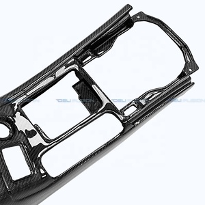Pour Nissan Silvia S13 180SX RHD 1989-1998, remplacement de la coque de la console centrale en fibre de carbone - Product Image 3